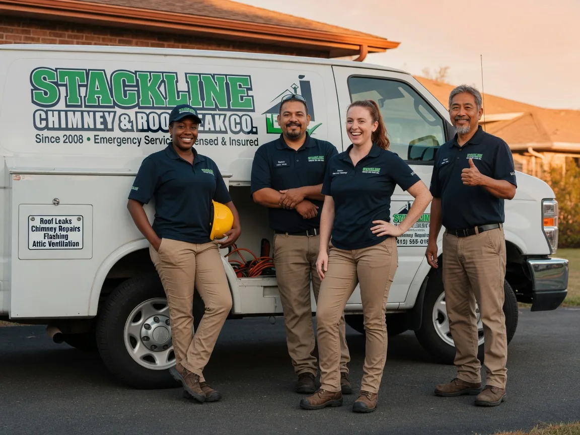 Chimney flashing repair company in Sandy Lake, PA
